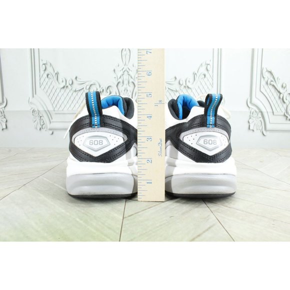 New Balance 608v4 White Royal Suede Mesh Breathable Training Shoes Size 11.5 - Picture 9 of 10